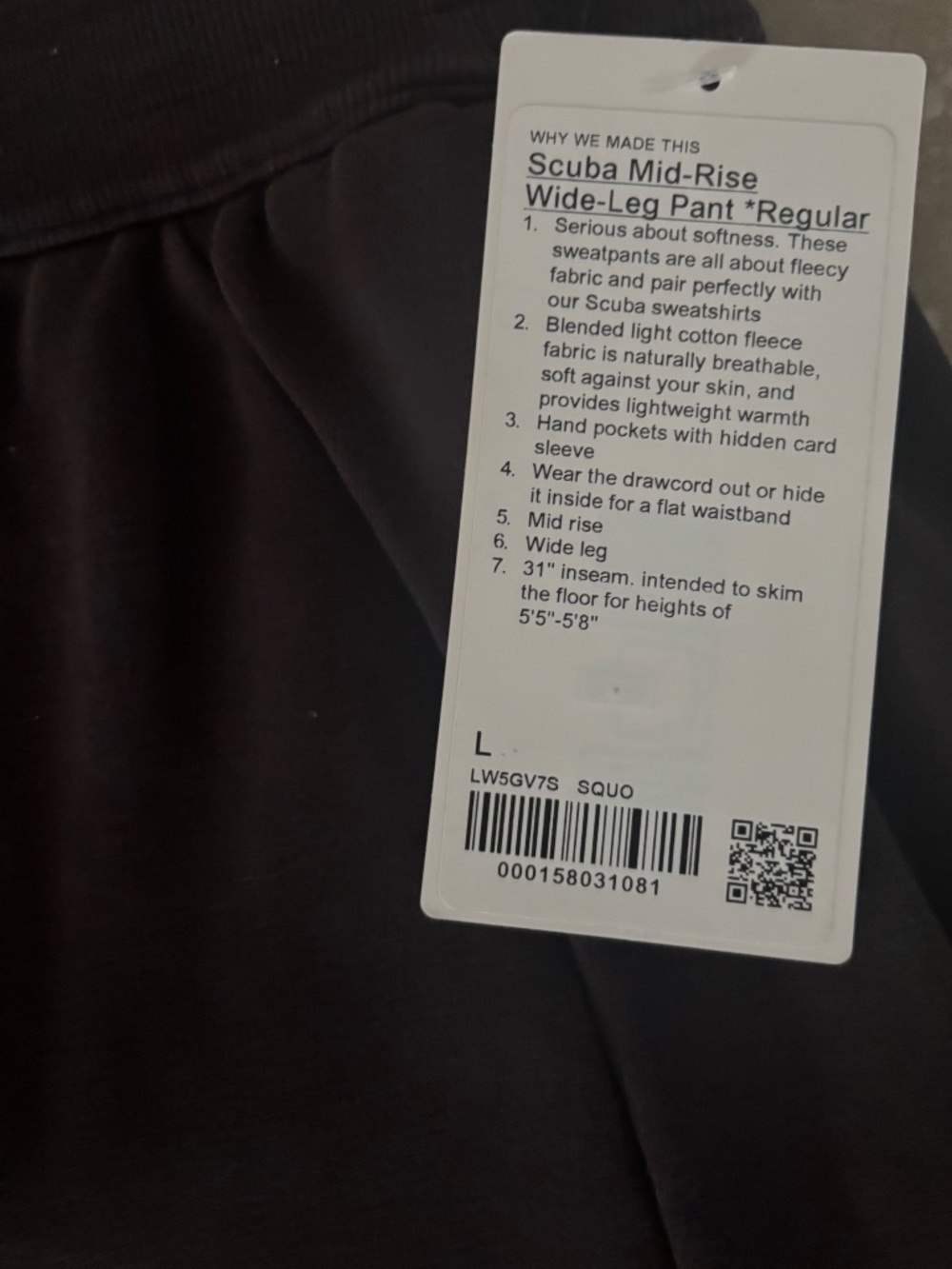 Lululemon Mid-Rise Wide-Leg Pant *Regular - Picture 3 of 7